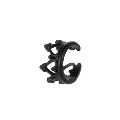 Женские серьги с короной и U-образными ушками полые в Корейском стиле ретро без