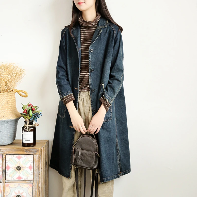 Осенняя новинка модное женское повседневное длинное пальто уличная одежда