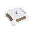 Солнечная Витрина ювелирные изделия ожерелье браслет часы Органайзер Дисплей 360 автоматический вращающийся поворотный стол ювелирные изделия Органайзер Дисплей