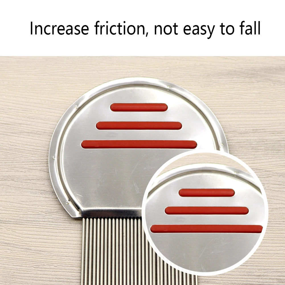 

Terminator Lice Comb Nit Free Hair Rid Headlice Stainless Steel Metal Teeth Brushes Hair Lice Dog Pet Comb Remove Nit Brush