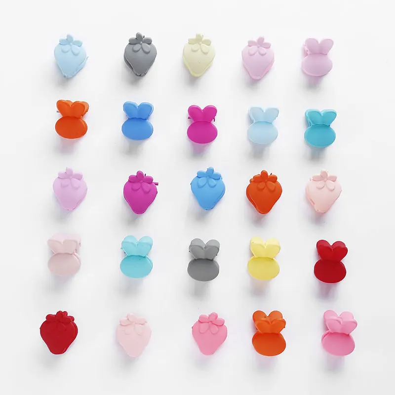 20 штук красочные маленькие зажимы для волос зажим милые заколки детей детская