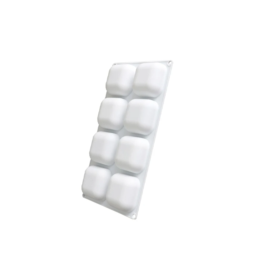 

1pcs Silicone 8 Cavity Square Shape Cake Mold For Baking Dessert Ice-creams Mousse Mold Decorating Tools