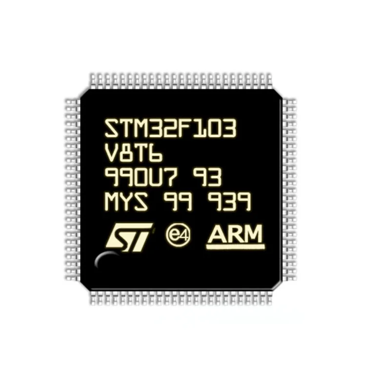 1-100 шт. 100% Новый оригинальный STM32F103V8T6 STM32F 103V8T6 STM32F103 V8T6 LQFP100 ARM |