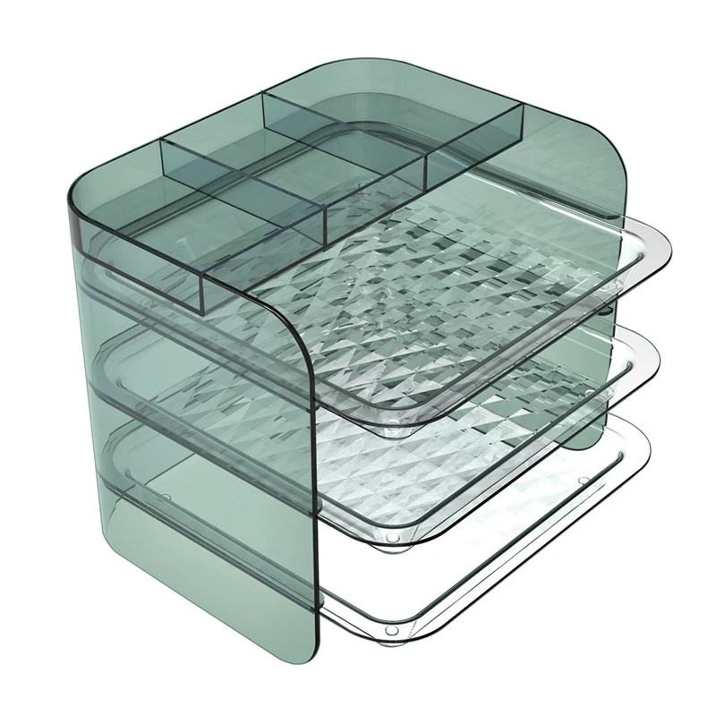 

Ящик для хранения косметики, витрина для украшений, кухонная многофункциональная боковая тарелка