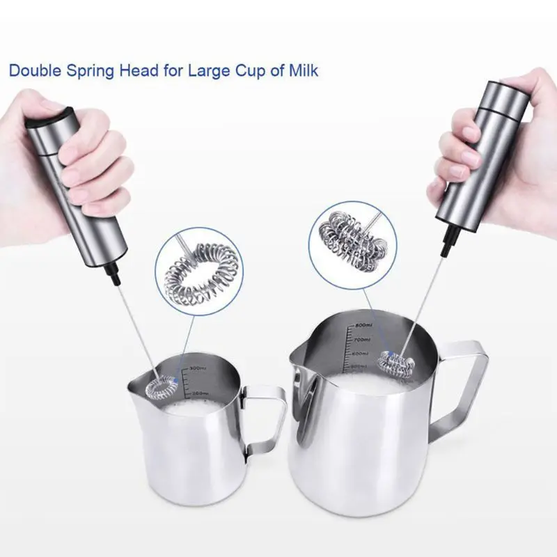 

Handheld Electric Milk Frother Ideal Gift for Coffee Matcha Tea Milk Lovers