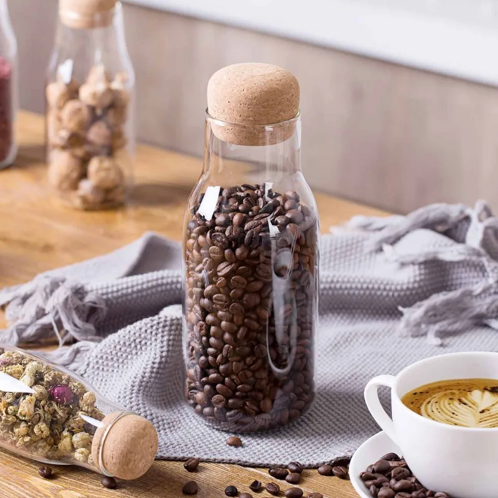 Столешница из прозрачного стекла для кухни герметичная банка хранения контейнер