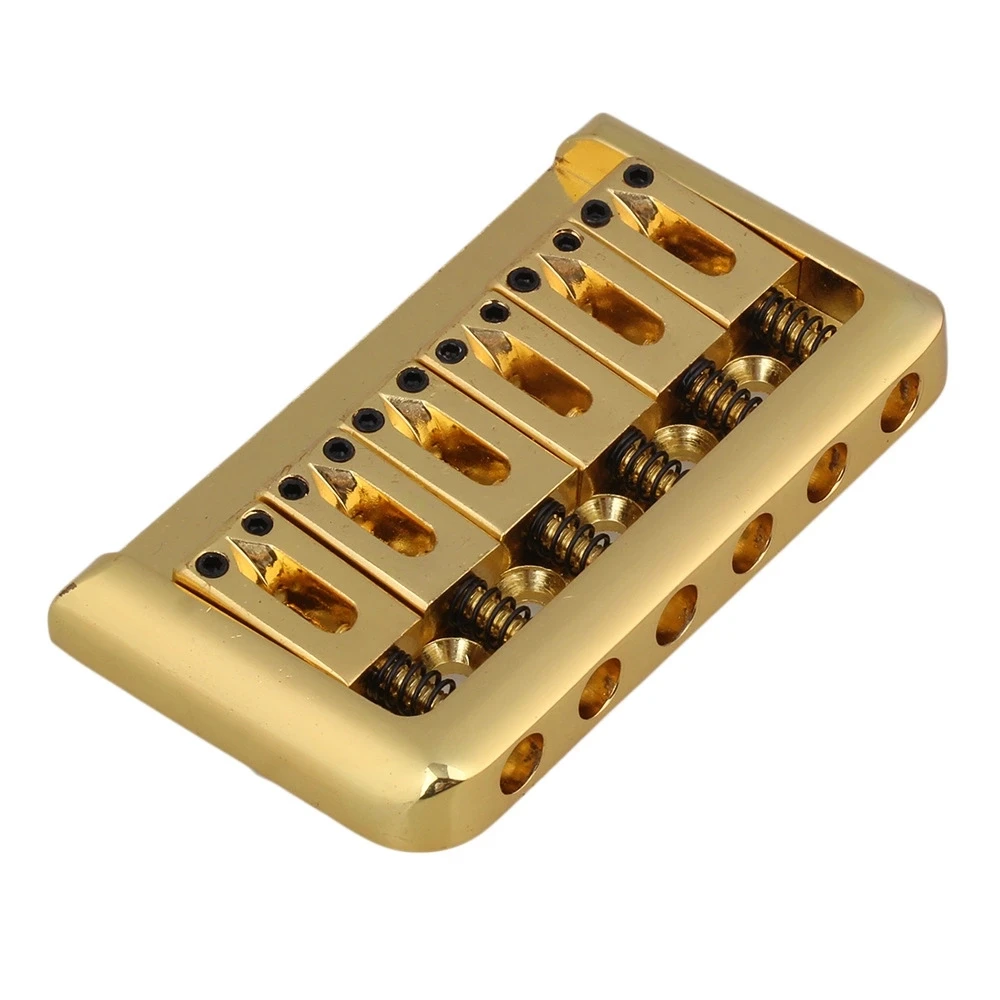 goldene fixed hardtail sattel brücke für 6 string e gitarre free global shipping