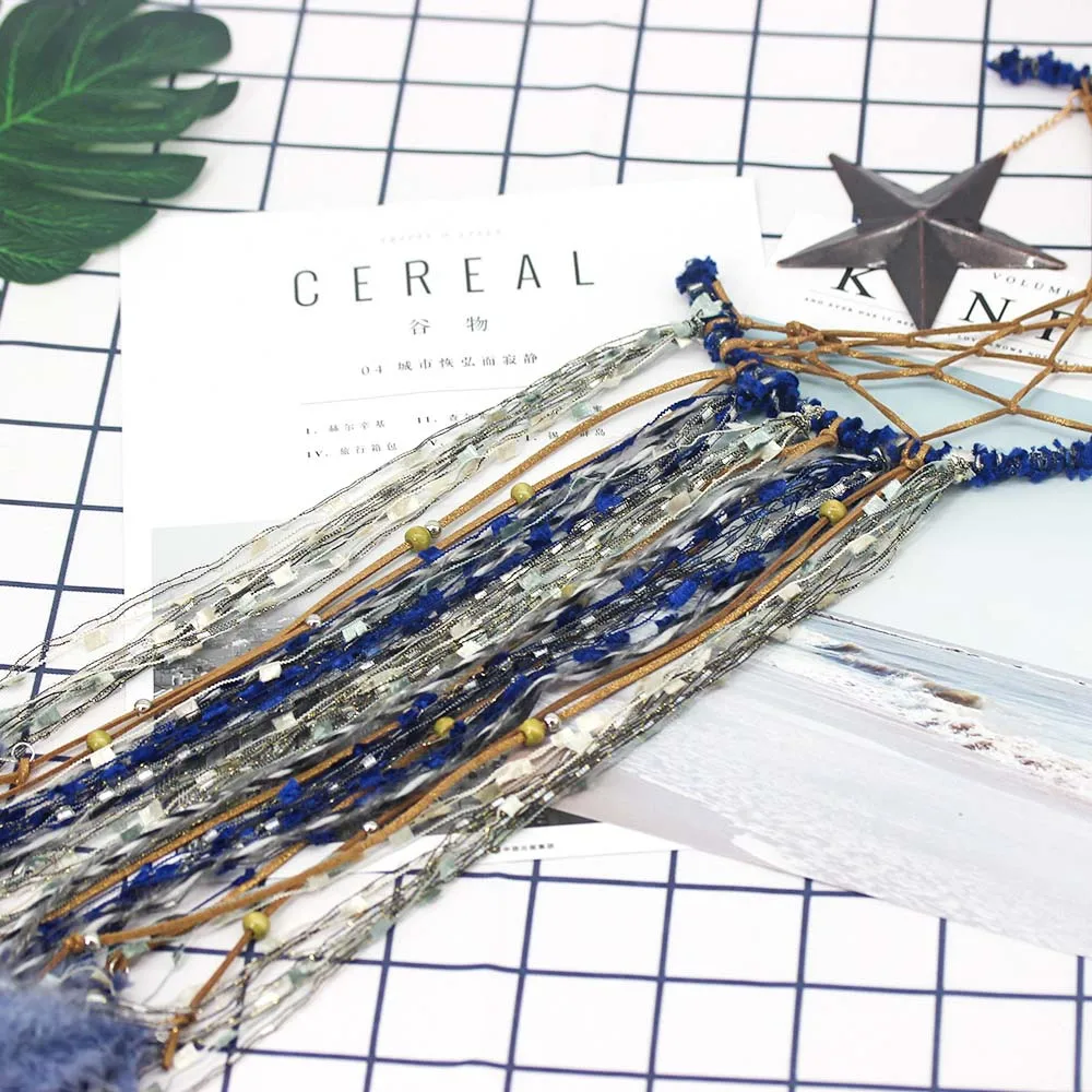 

Handmade Feather Star Dreamcatcher Wind Chimes Wall Hanging Decoration Dream Catcher Wall Ornament Pendant Home Decor Gift