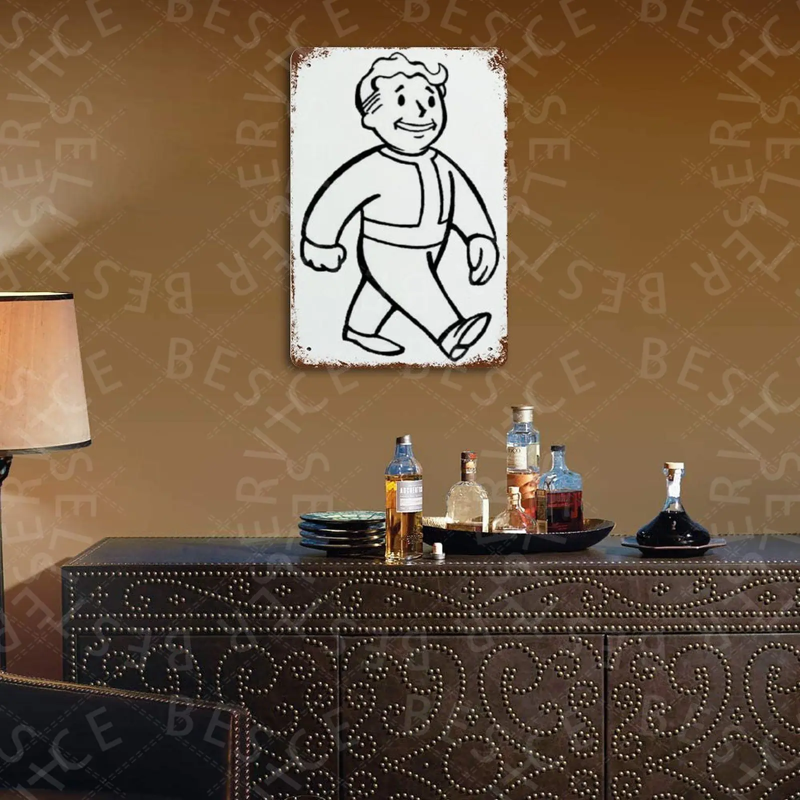 

Vault Boy Metal Plate Tin Sign Personalized Living Room Decorative Plaques Iron Painting Home Decor 20*30cm