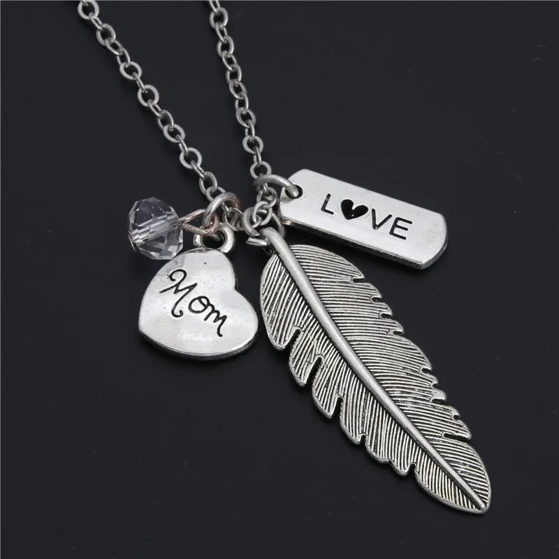 1 шт. семейные ювелирные изделия подвеска в форме сердца для мамы папы сына и
