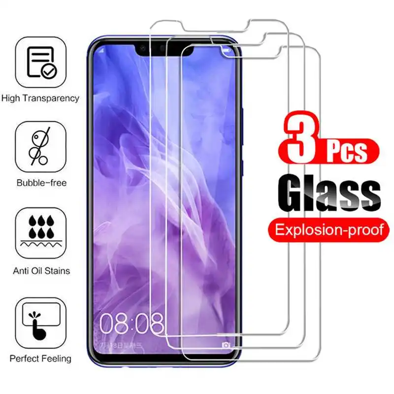 3 шт. противоударное закаленное стекло для Huawei Y6 2017 Pro II Y5 Lite Y3 Nova Young защита экрана