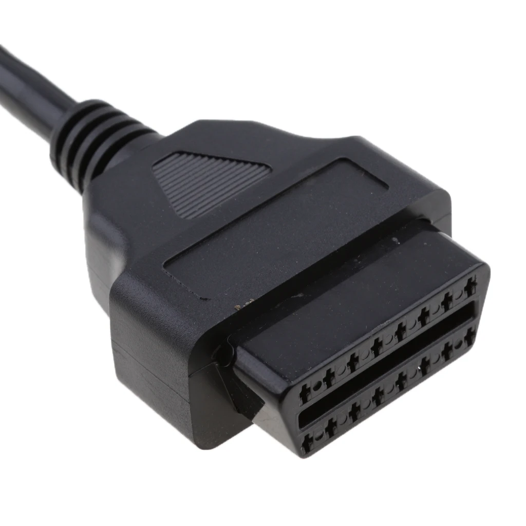 

OBD2 16-Pin Male to Female Extension Cable Connector Plug Wire 10m 32.8ft
