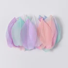 Натуральное гусиное перо 4-8 см белого и розового цвета для изготовления ювелирных изделий своими руками аксессуары для украшения свадебной вечеринки 50 шт.