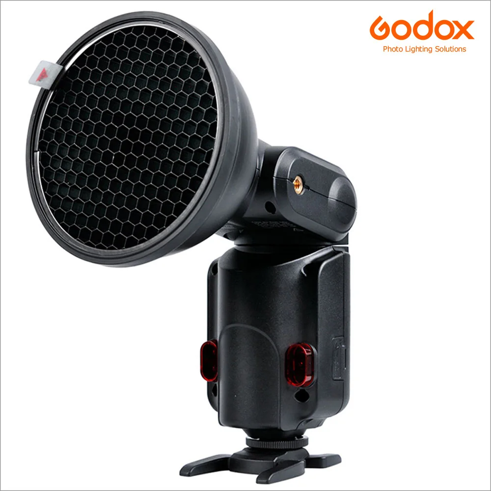 Godox AD-S11 Color Gels Filter Honeycomb Grid + AD-S2 Standard Reflector Soft Diffuser for Witstro AD-360 II AD360II AD180 AD200 |