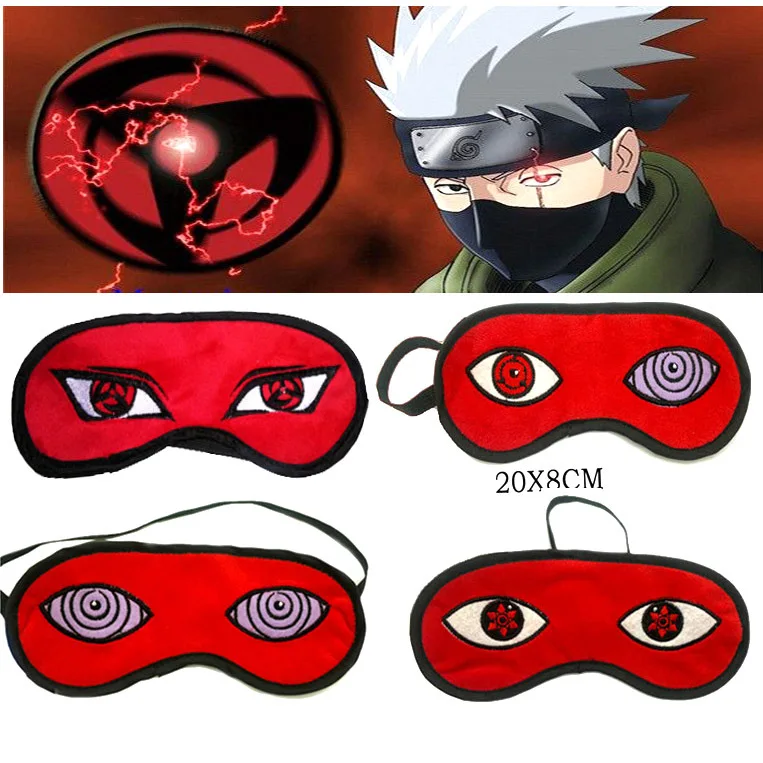 Naruto Uchiha Madara Sasuke Itachi Kakashi Sharingan светильник чехол очки с повязкой на глаза маска для