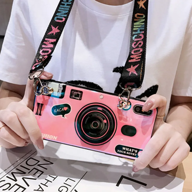 

Phone Case For Huawei P30 Lite P30Pro P Smart Z 2019 P20 Pro P 20 Nova5i Soft Fashion Cover With Strap Stand Cases Capa KONSMART