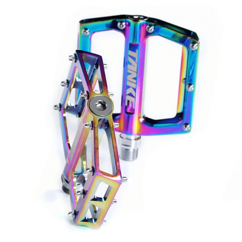 

Bicycle Pedals Ultralight Aluminum Alloy Bearing Pedal MTB Mountain Bike Downhill Anti-skid Foot Pedal