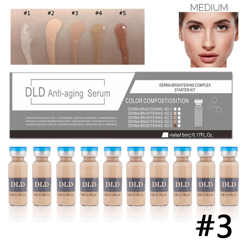 10pcs bb cream 3 Корейская косметика, 5 мл, BB крем, светящийся аппарат, Meso, белая сыворотка, основа, красота, BB крем, машинка, ручка для BB сыворотки, против акне, против старения - Цвет: 10pcs bb cream 3