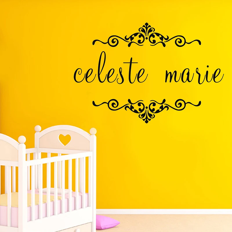 Индивидуальные персонализированные художественные настенные наклейки с