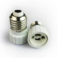 1pcs e27 to gu10 ceramics lamp holder adapter fireproof material lamp holder converters socket adapter light bulb base for home