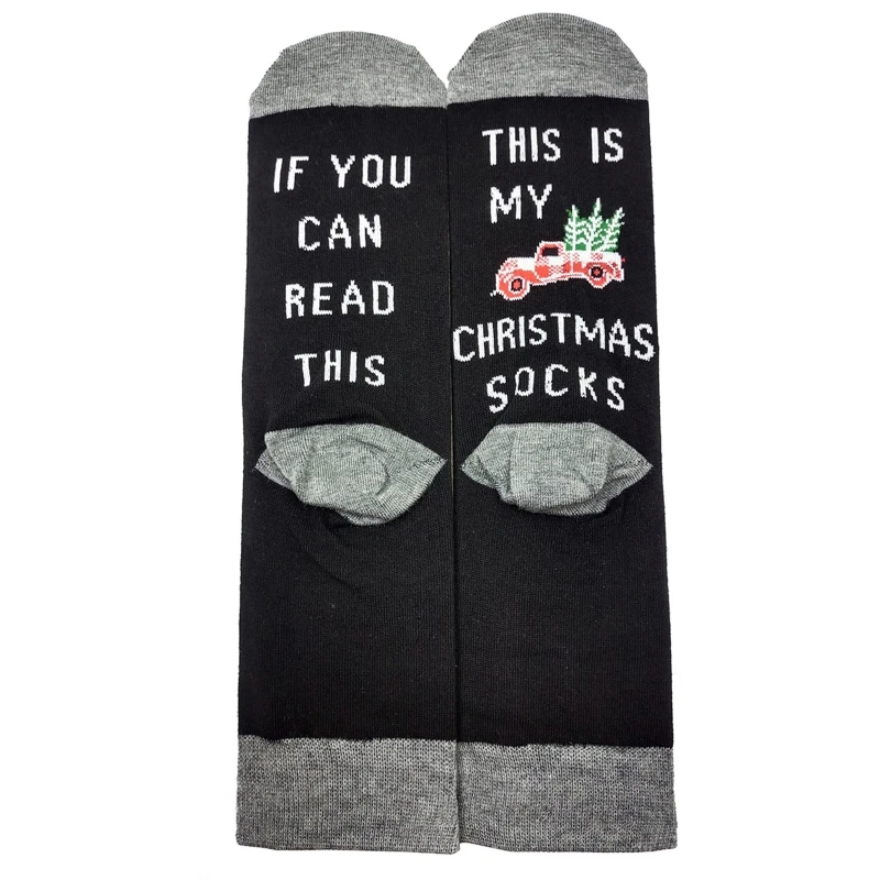 MXMA женские и мужские новые рождественские хлопковые короткие носки забавные