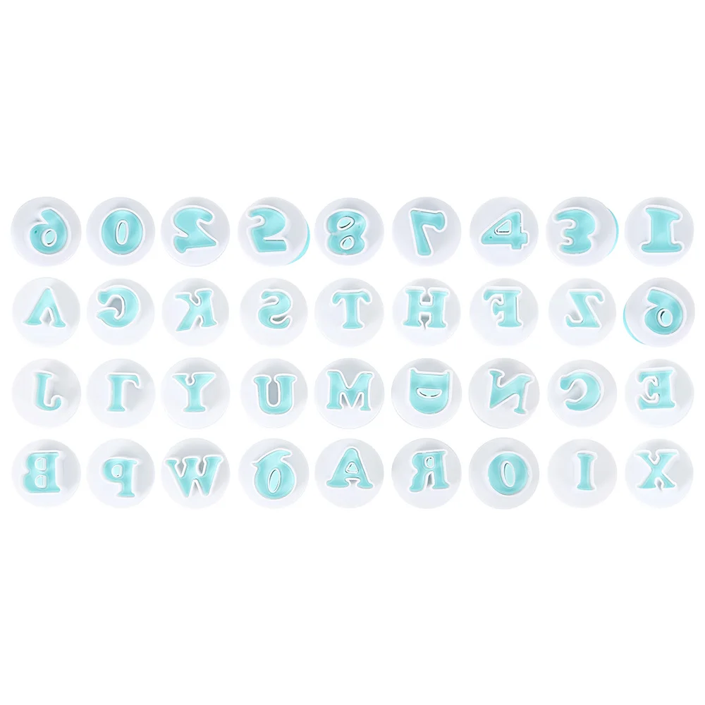 Формы для выпечки прессформы письмо fondant (сахарная) нарезки печенья в виде 26 шт.