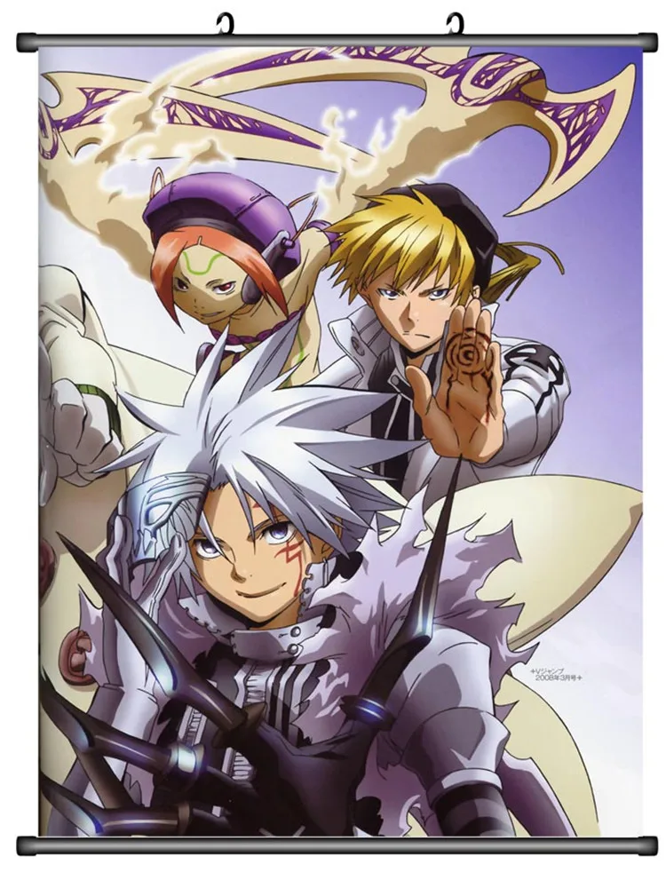 Аниме D.Gray-man Allen Walker &amp Yu Kanda Linali Lee Lavi Daisya Barry домашний Декор настенный свиток