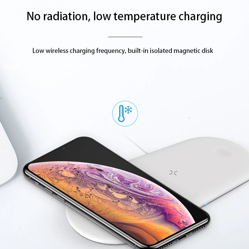 Беспроводное зарядное устройство для iPhone X XS MAX XR 8 быстрая Беспроводная Полная