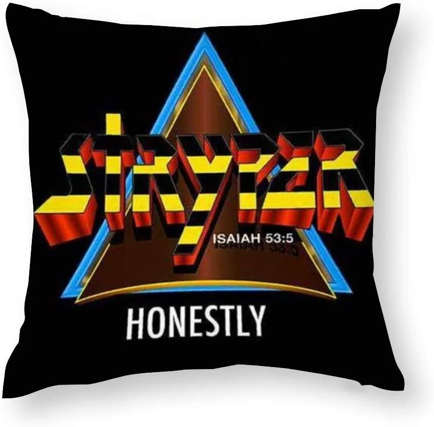 

Stryper (2) for Bedroom/Living Room/Room/Sofa Simple Decorative Pillow Cases Home Decor Square Pillowcases