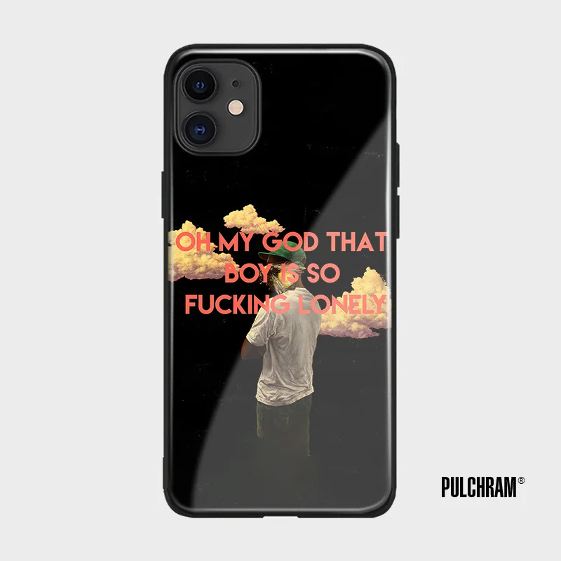 Слоган Tyler the Creator Trend мягкий силиконовый стеклянный чехол для телефона iPhone 6 6s 7 8 Plus