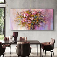 abstract colorful pictures quadro flowers canvas paintings flower in a vase wall art poster prints for living room home decor