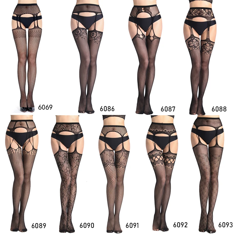 9 видов ажурные сексуальные чулки модные жаккардовые леггинсы женские кружевные