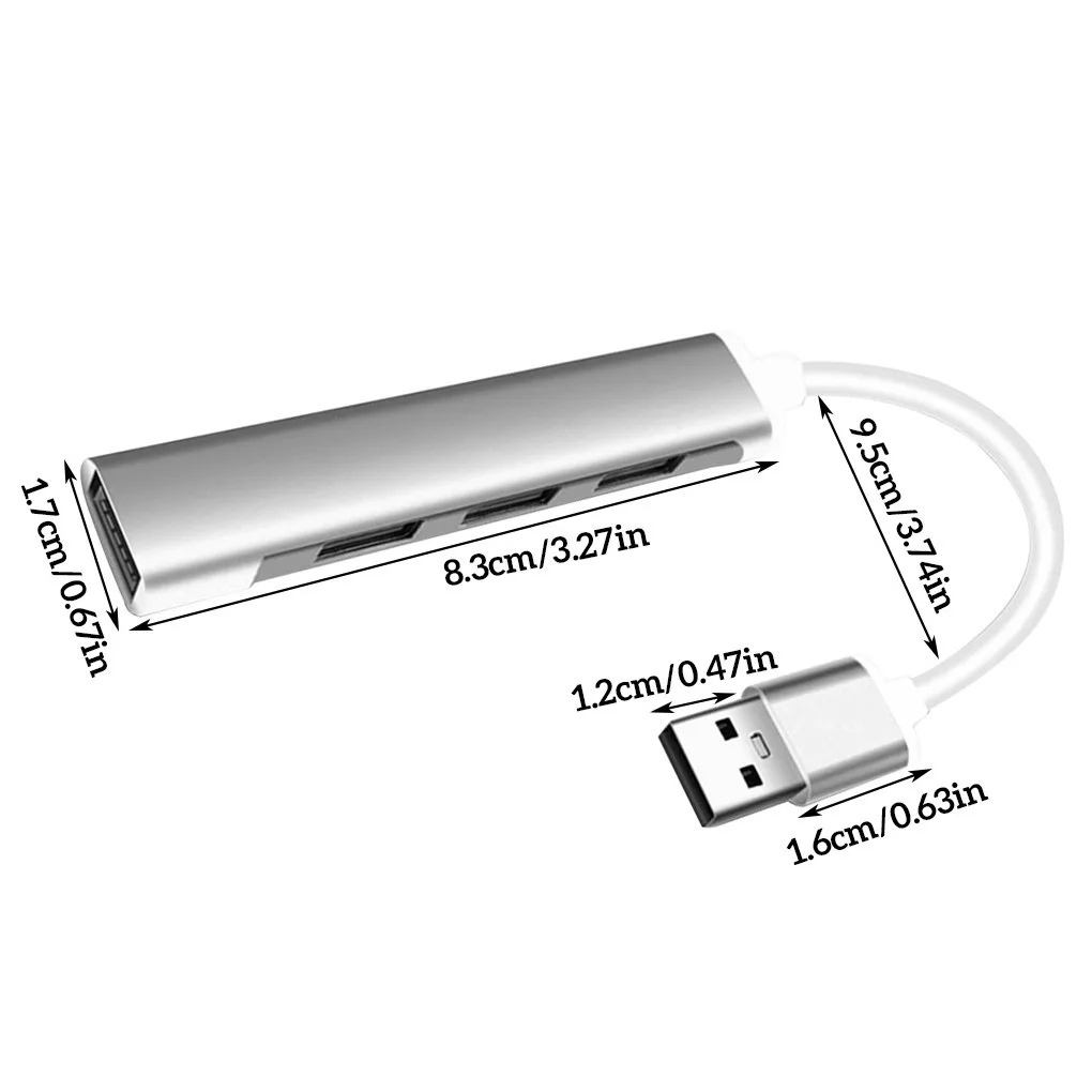 

USB C HUB 3.0 Type C 3.1 4 Port Multi Splitter Adapter OTG For Macbook Pro Portable PC Computer Laptop Accessories
