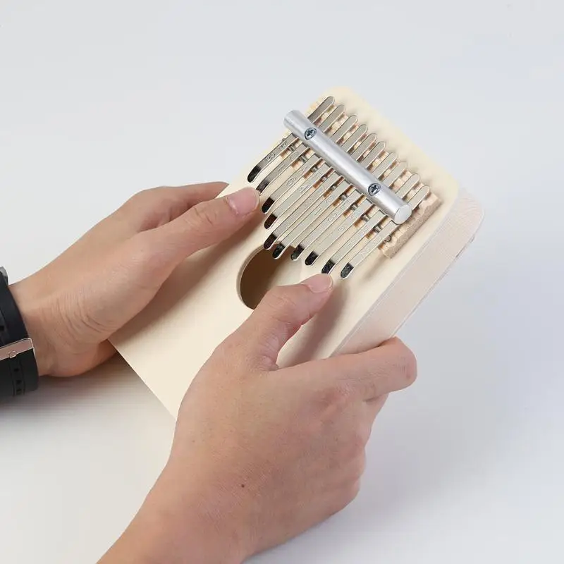 Набор для творчества Kalimba пианино из липы с большим пальцем и 10 клавишами