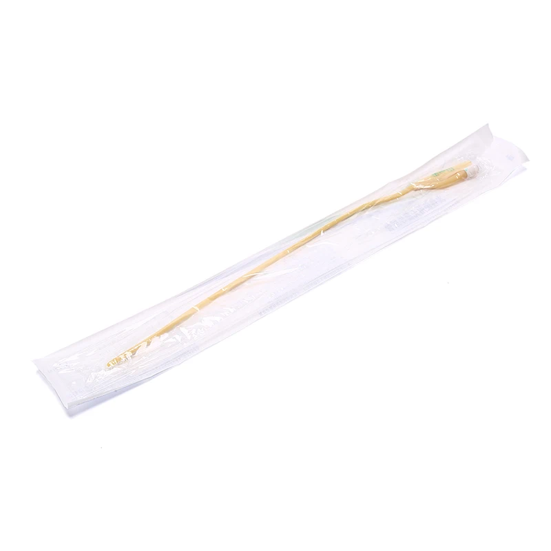 12 шт. в упаковке мочевой катетер с силиконовым покрытием мягким клапаном