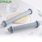 EPASUN антипригарный роликовый штифт силиконовый Fondant тиснение помадка весы регулируемый торт тесто ролик выпечки оборудование для выпечки инструмент
