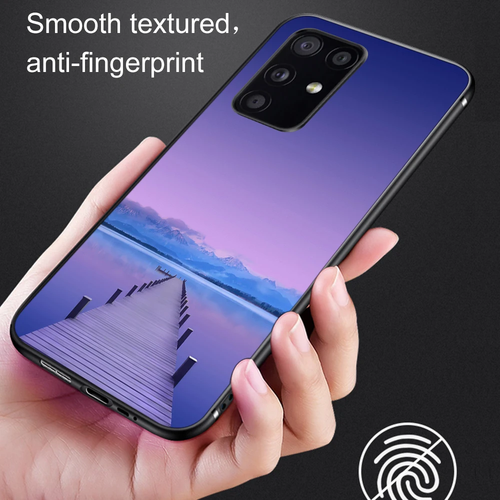 

Sunset Dusk For Samsung Galaxy S21 A51 S20 S10 S9 S8 Plus Ultra S10e A50 A71 A70 A20E 21 NOTE 20 10 9 8 Plus Soft TPU Phone Case