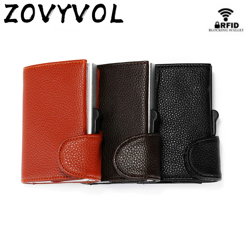 

Умный кошелек ZOVYVOL с RFID-защитой, футляр для кредитных карт, винтажный мягкий бумажник из искусственной кожи для мужчин и женщин, Волшебный де...
