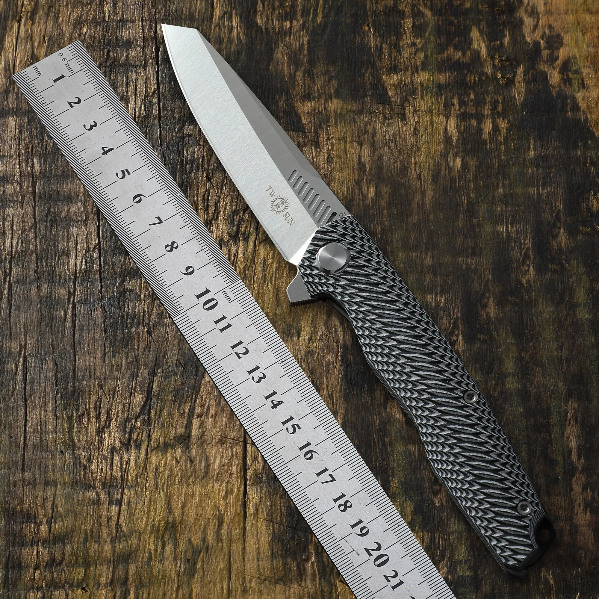 Складной нож TwoSun TS16 тактический карманный резец из стали D2 для повседневного