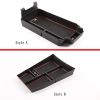 for nissan x trail 2020 abs black car central armrest box storage box central control storage box car accessories