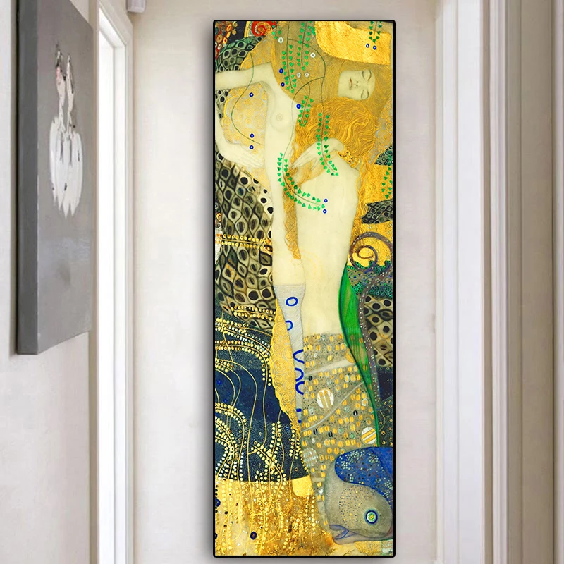 Постеры Gustav Klimt с изображением известных канванс постеры водяными змеями