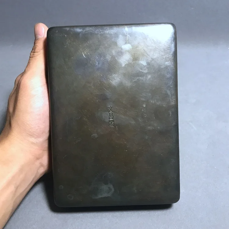 

LAOJUNLU Lanting Xu Brass Ink Cartridge Inkpad Imitation Antique Ink Box Play Room