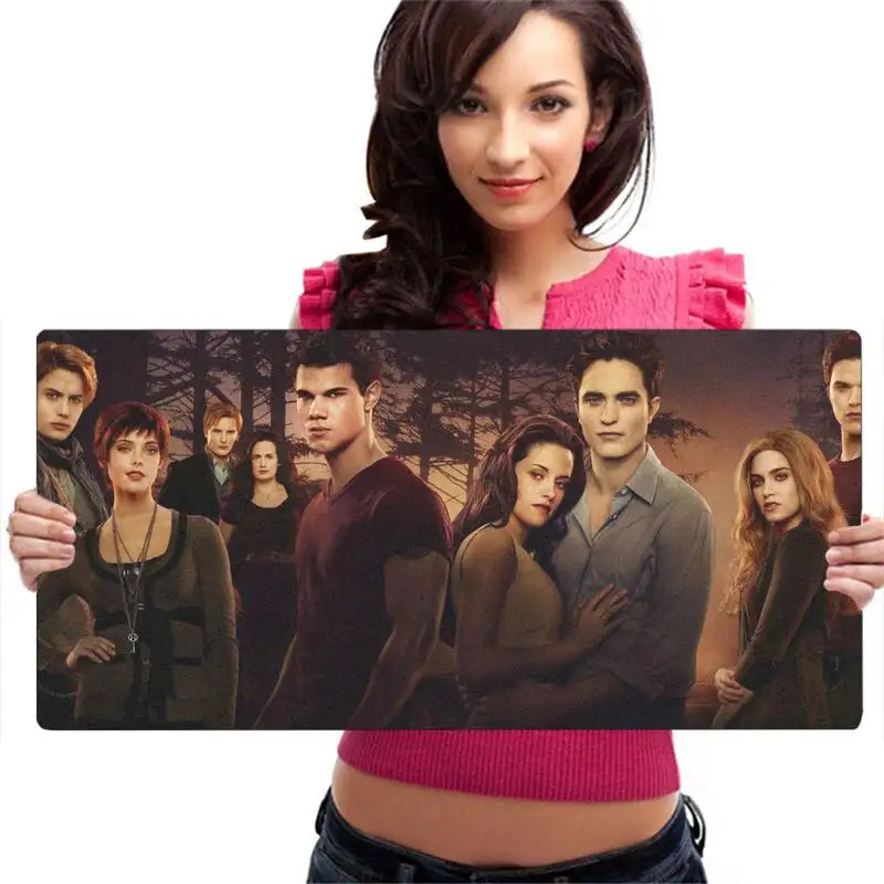 

Top Quality American Movie Twilight Durable Rubber Mouse Mat Pad Free Shipping Large Mouse Pad Keyboards Mat