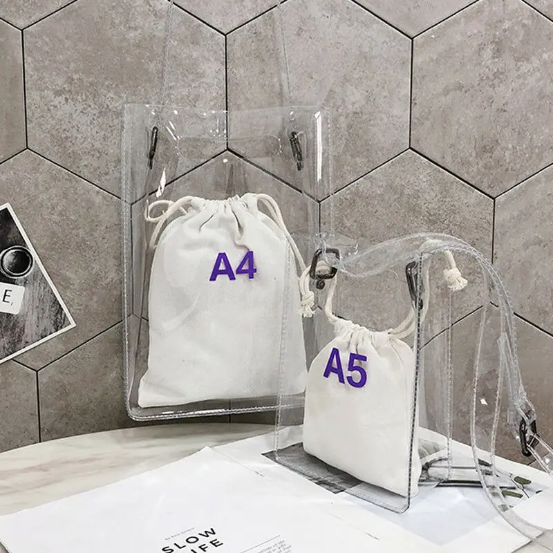 Women Jelly Candy Clear Transparent Handbag Wallet Tote Shoulder Bags Beach Bag | Багаж и сумки