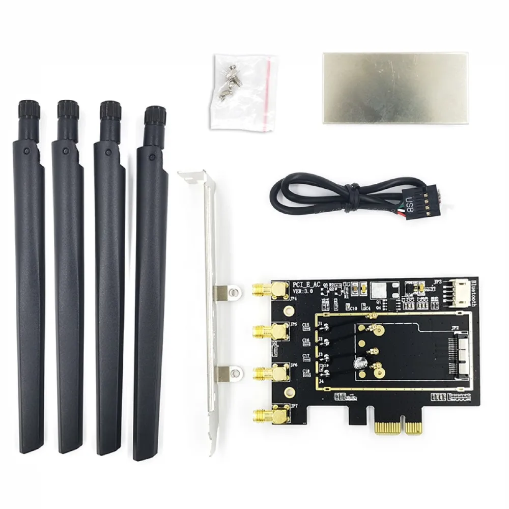 Новая BCM94331 BCM94360CD BCM943602CDP WLAN-карта для настольного ПК PCI-E pcie pci express 1X 16X