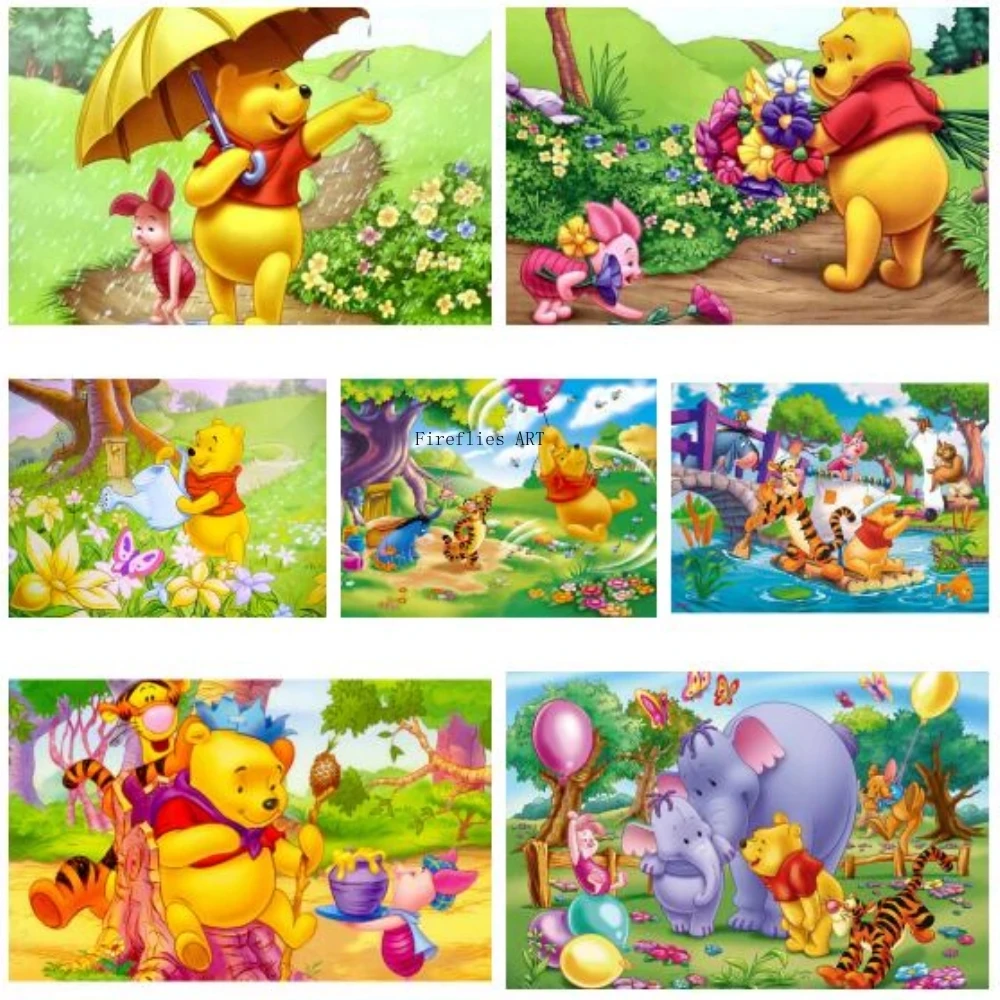 

Home Decoration Bambi Dumbo Wall Art Canvas Paintings Winnie The Pooh Pictures Hd Prints Modern Poster Bedroom Modular No Frame