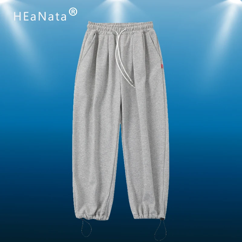 Свободные широкие спортивные штаны для бега женские брюки йоги уличная одежда с