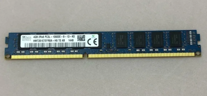 

For Hynix Narrow board DDR3 4GB 1333MHz PC3L-10600E 2Rx8 Pure ECC Server memory