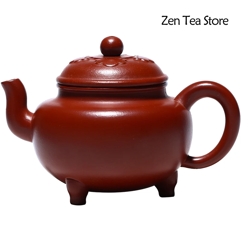 

Yixing Raw Ore DaHongPao Zisha Teapots Hand Made Purple Mud Health Beauty Kettles Tea Pot Ball Hole Filter Tea Set Gift for Home