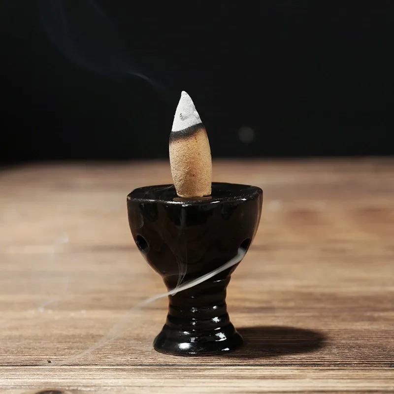 Керамический обратный поток ладана горелка креативный домашний декор украшения
